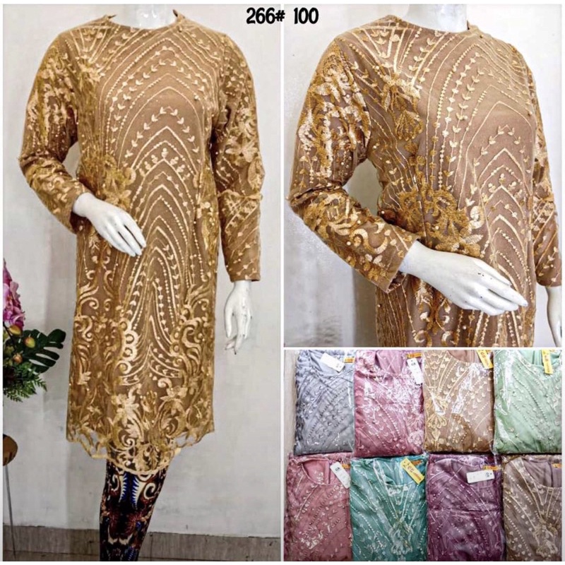 tunik brukat 2039 brukat tile