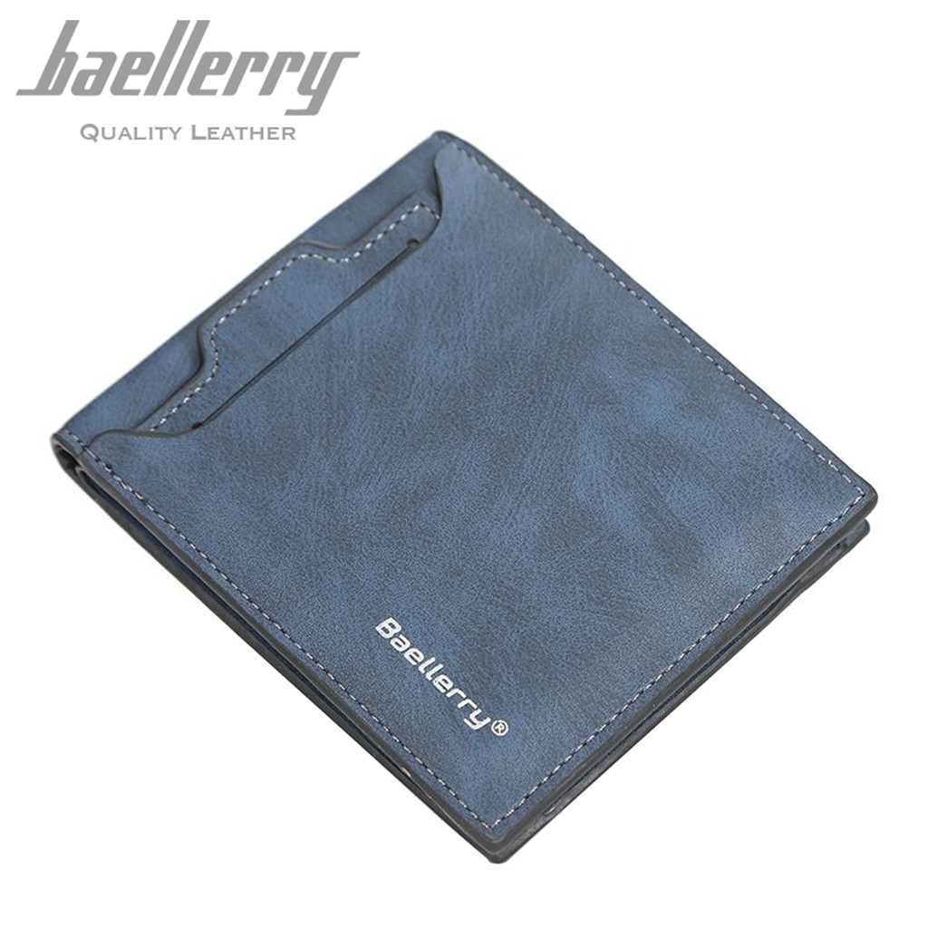 BAELLERRY D9166 Dompet Pria Bahan Kulit PU Leather Premium WATCHKITE WKOS