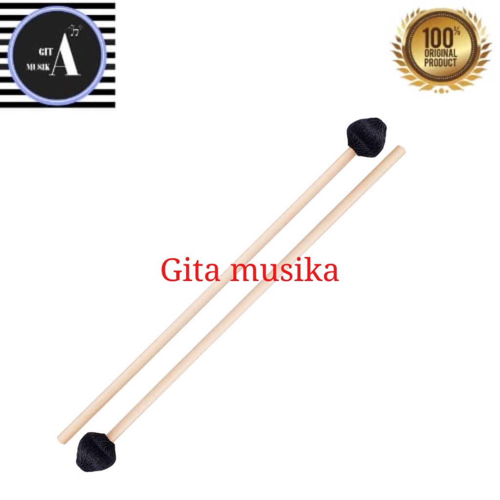 VIBES MALLET VIC FIRTH CORPSMASTER M188 HARD, RATTAN SHAFT