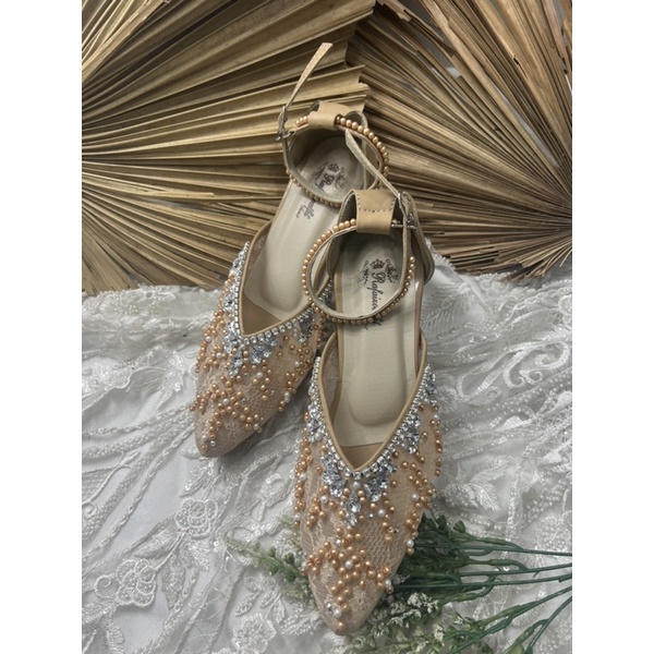 sepatu wanita Rafaizoutfit naima nude tali 7cm tahu