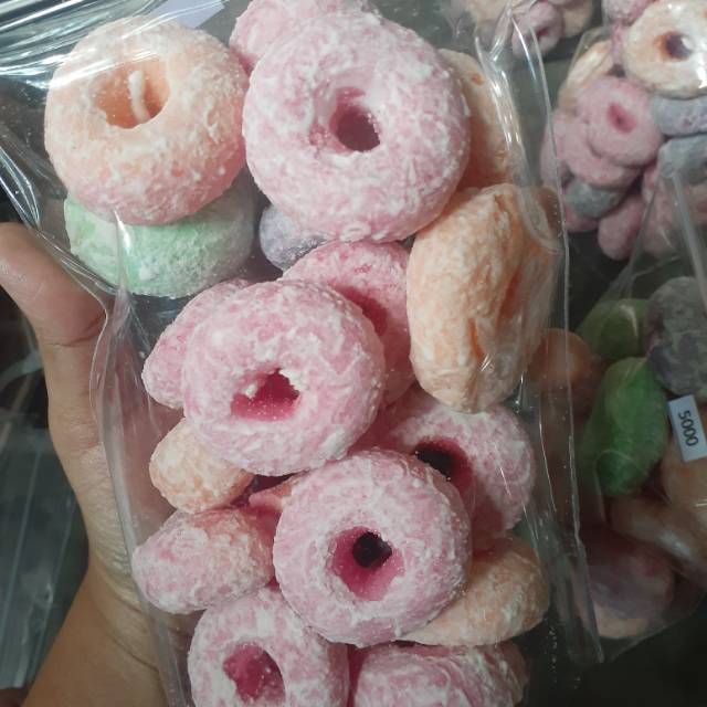 

snack camilan murah getas donat