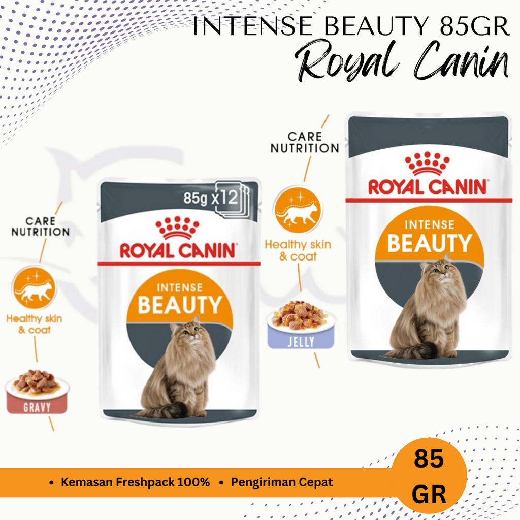 MAKANAN KUCING ROYAL CANIN INTENSE BEAUTY POUCH 85GR 85 GR CAT FOOD CATFOOD