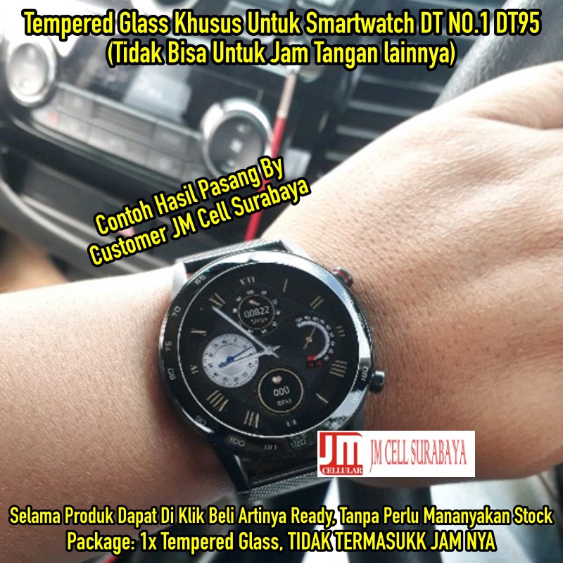 Anti Gores Tempered Glass Kaca Khusus Smartwatch DT NO.1 DT95