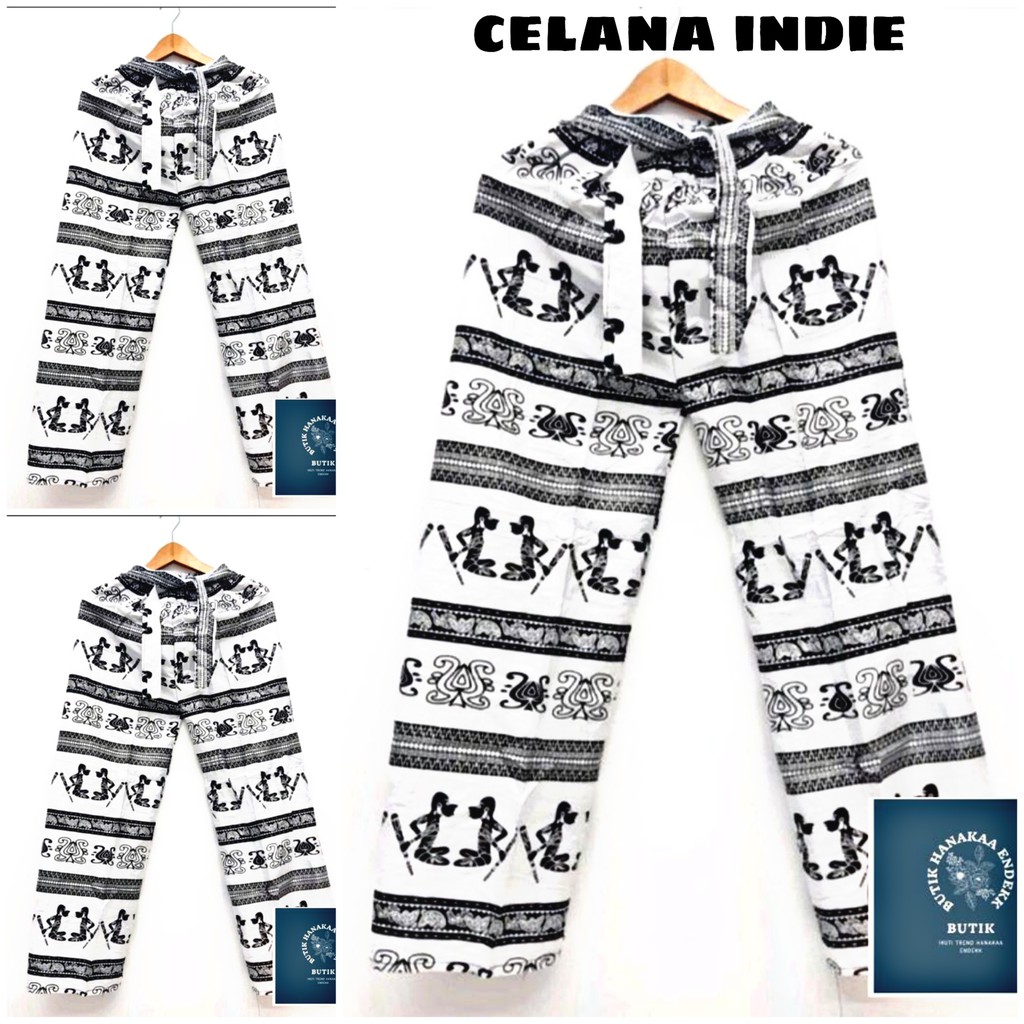 Celana Indie Tali Pria/Wanita (Unisex)