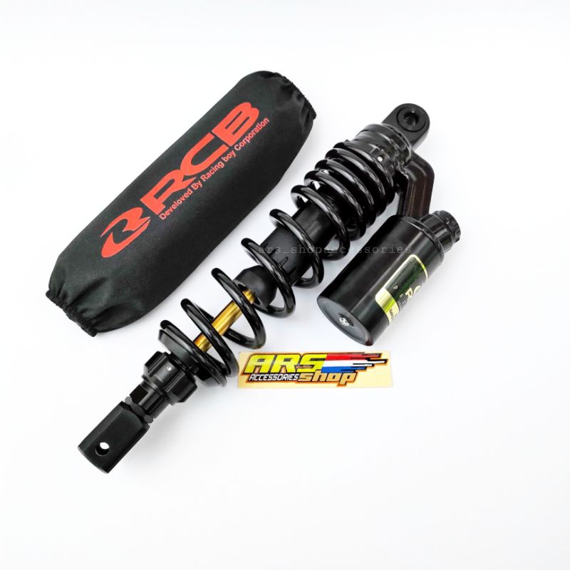 shockbreaker copy rcb full black as gold premium quality shock tabung matic single shock ktc ekstrim