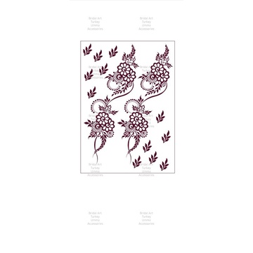 henna instantn merah maroon