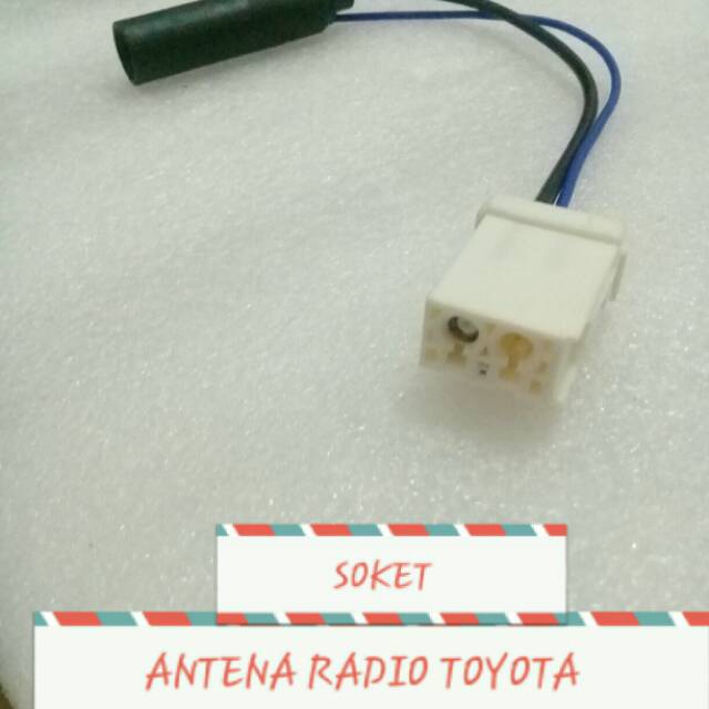 Soket antena radio toyota innova fortuner voxy calya head unit original