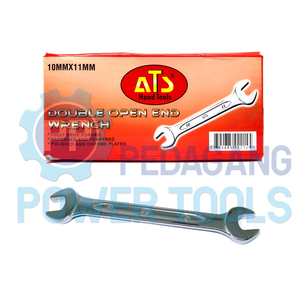 ATS KUNCI PAS 10 X 11 MM 10X11 DOUBLE OPEN END SPANNER WRENCH INGGRIS