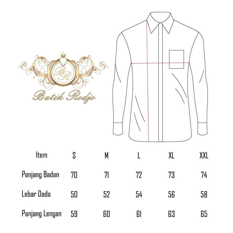 Kemeja Batik Slimfit Lapis Furing Premium 0100 Tyaga Batik