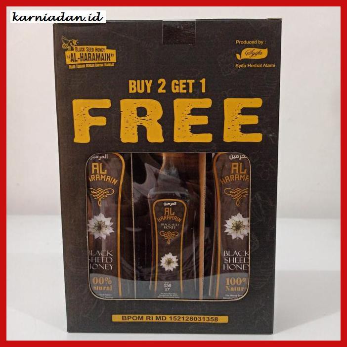 

MADU-MINUMAN- PROMO PACK MADU AL HARAMAIN 1 KG FREE 250 GRAM -ASLI-BUKAN-KAWE-KAWE-