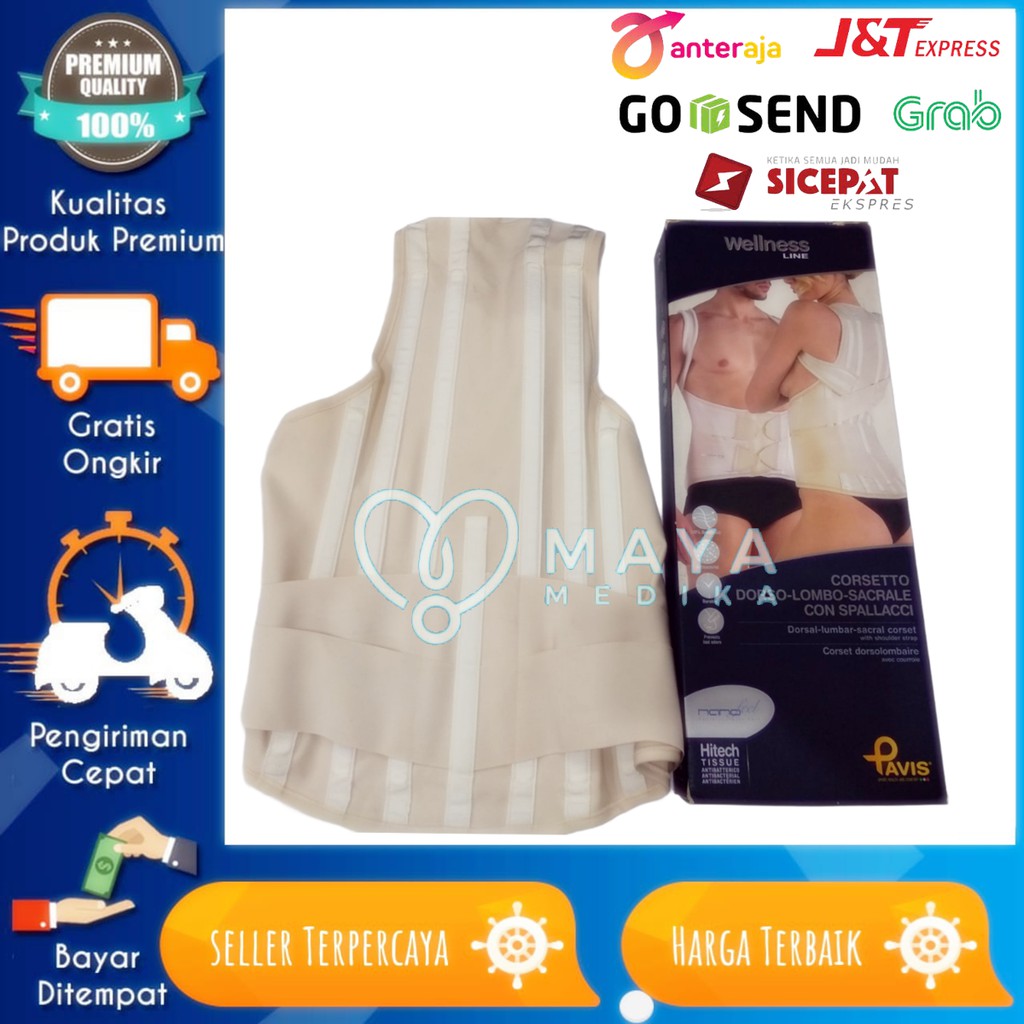 Dorsal Lumbar Sacro Brace Strap 555 Uk. XXXL PAVIS