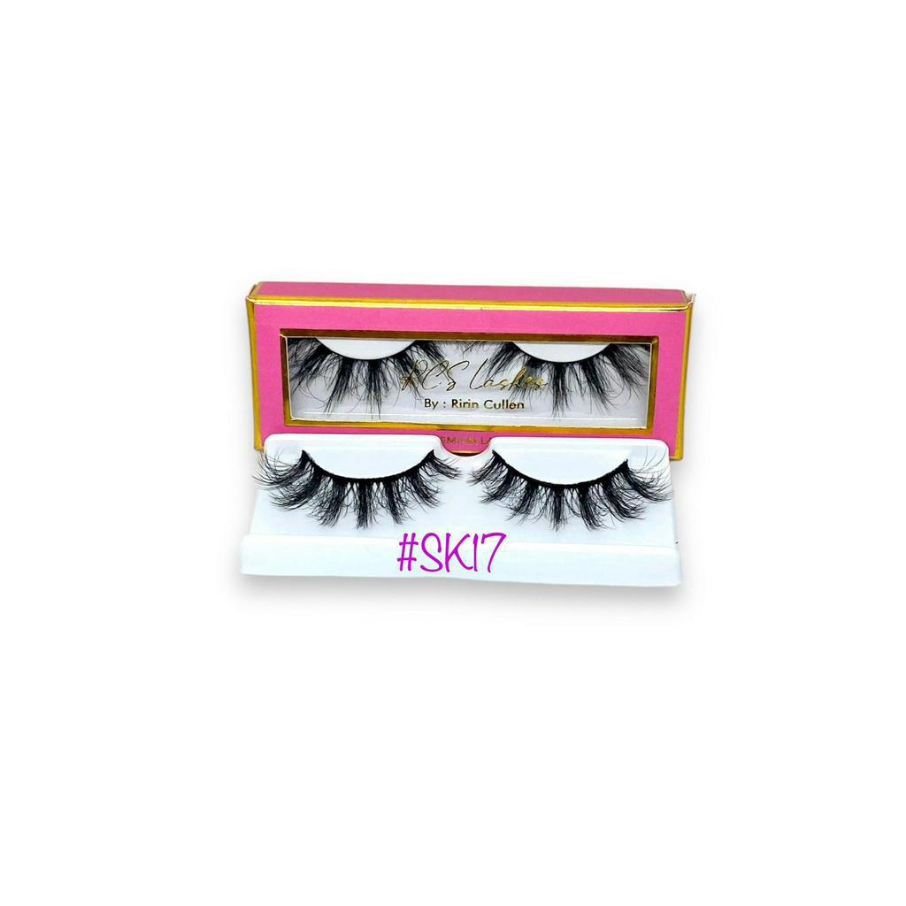 RCS ✅ 1 pasang bulu mata palsu mink 3D false eyelashes