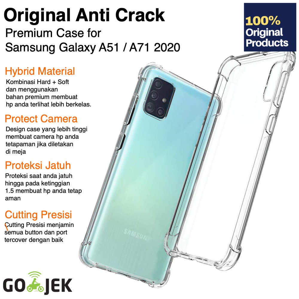 Original Fuze Anti Crack CLEAR Case Samsung Gala   xy A51