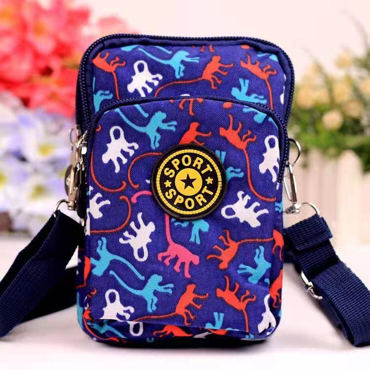 Tas Selempang Mini Wanita Dompet Waterproof Nylon Sling Bag J108