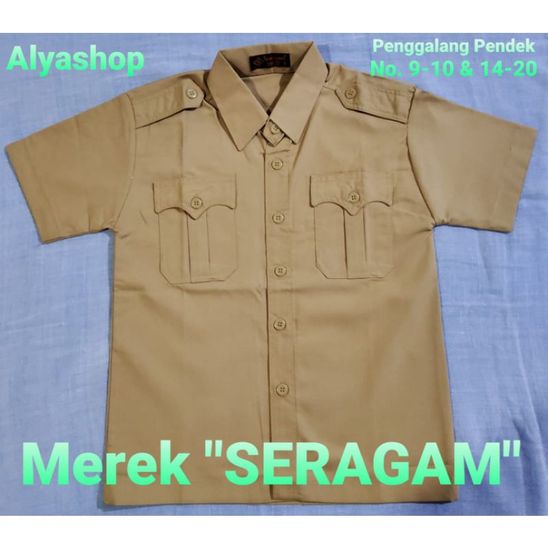 Seragam Baju Pramuka Penggalang Lengan Pendek Merk SERAGAM