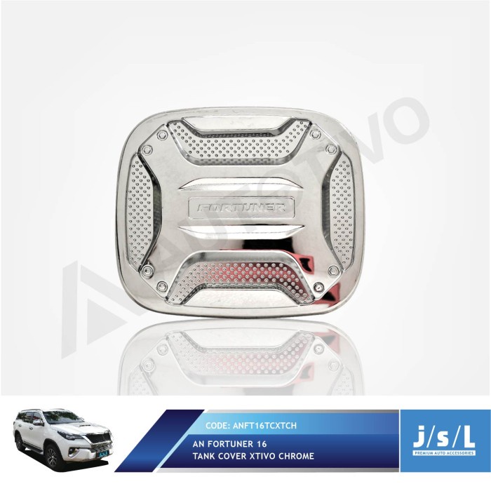 Tutup Bensin All New Fortuner 2016 Tank Cover Xtivo Chrome