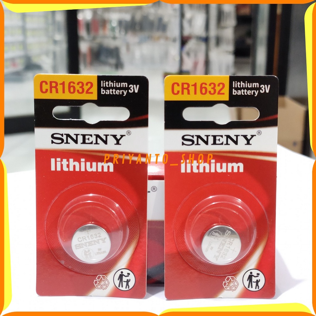 BATERAI SNENY LITHIUM 3V CR 1632 BATERAI KANCING CR1632 ASLI ORIGINAL TERMURAH