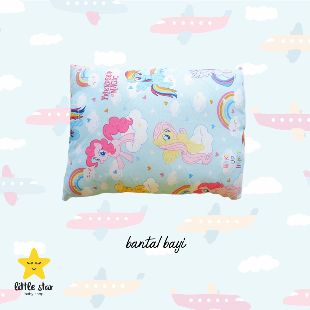 Bantal Peyang Bayi Crown Kotak Cute