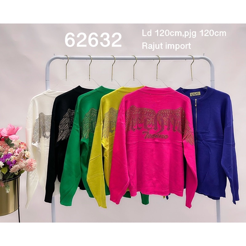 JAKET SAYAP MOTE BLINK BLINK IMPORT // SWEATER BLINK BLINK PREMIUM // SWEATER KNIT MOTE PREMIUM