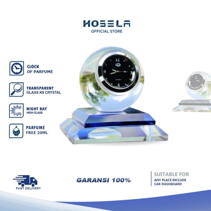 Car Parfume Air Freshner Parfum Mobil Pajangan Dashboard Jam Premium