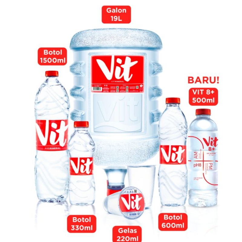 Air Mineral Kemas Vit 240 Ml Gelas Satuan Siplah 8778