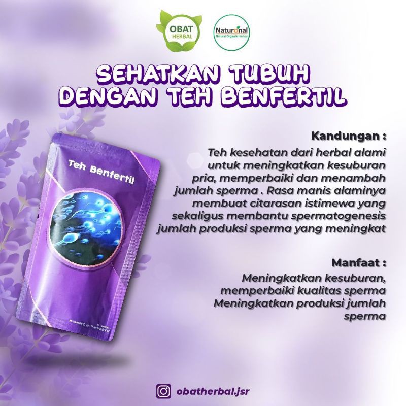 Teh promil Benfertil untuk pria