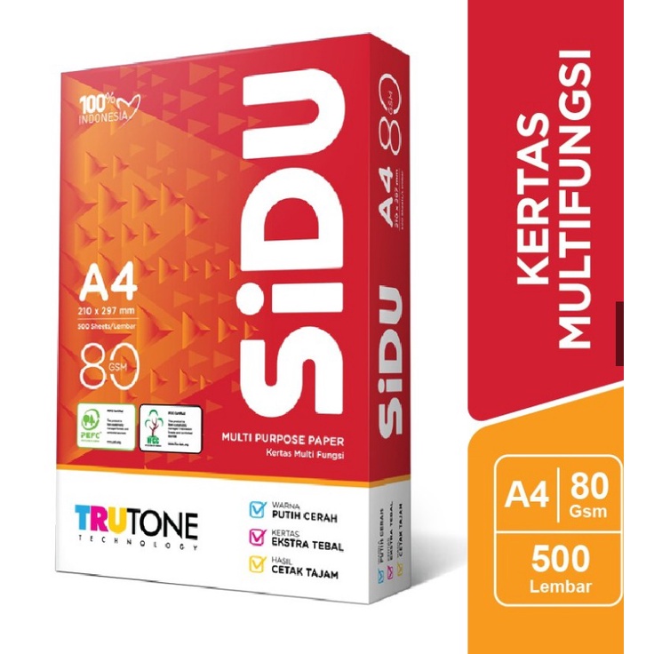 

Hvs Sidu A4 80gsm