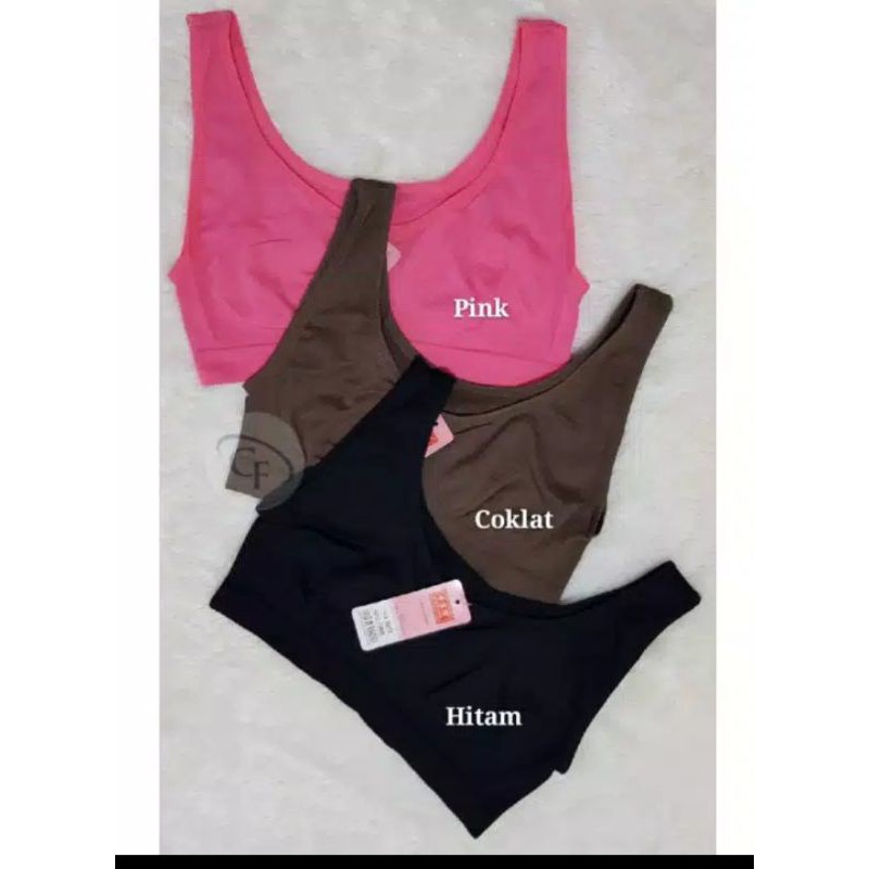 12 PCS/MINISET LUSINAN| SPORT BRA| 017 RAJUT #44# ShopeeSuperSeler