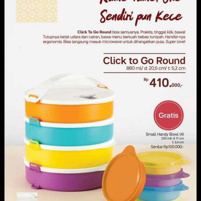 Rantang CTG round free