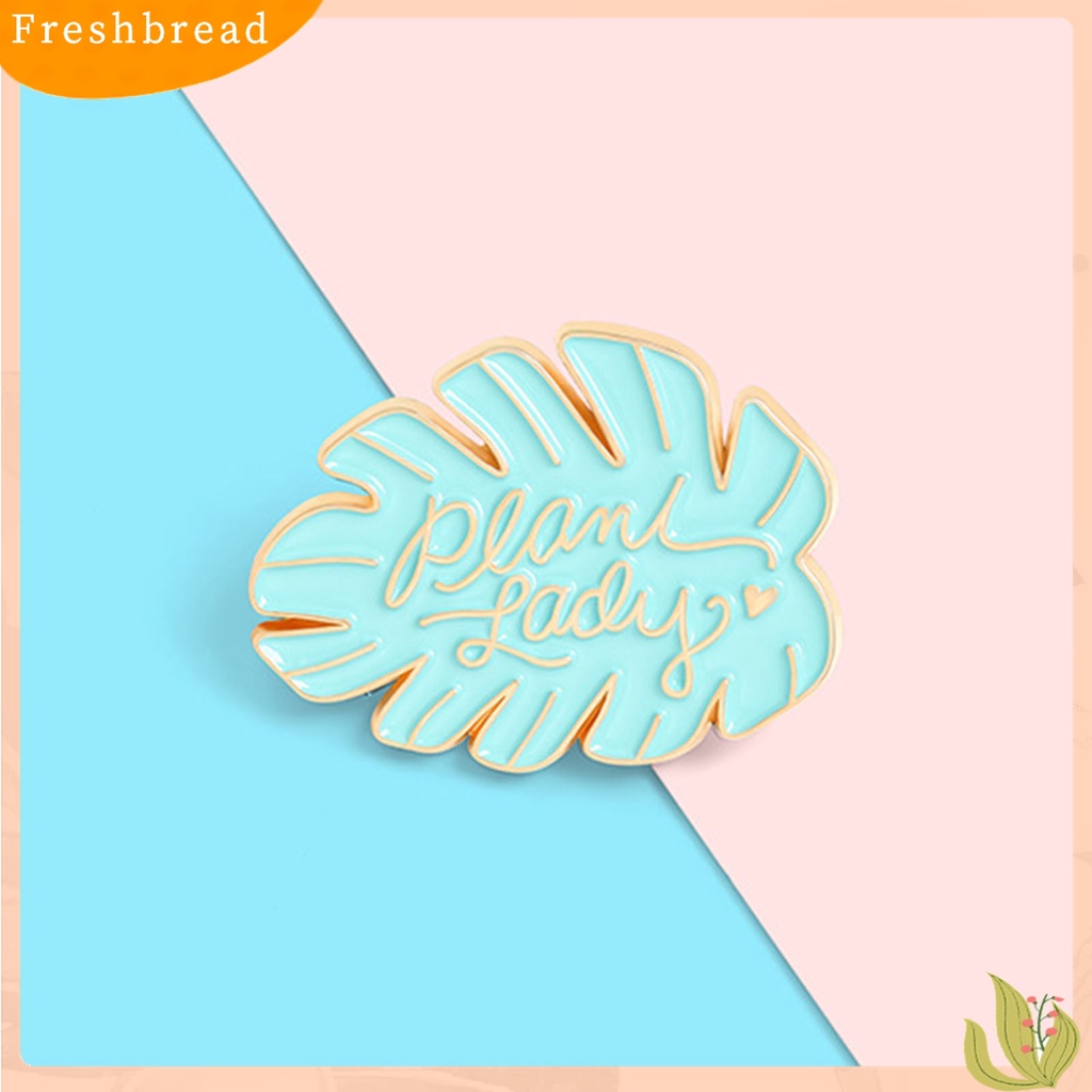 Terlaris Cartoon Enamel Pin Leaf Brooch Shirt Lapel Badge Clothes Accessory Jewelry Gift