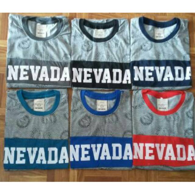 Kaos nevada - kaos oblong nevada - kaos nevada - kaos katun - kaos