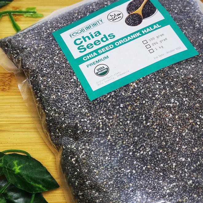 

2Caf Premium Chia Seed 1 Kg Halal Usda Organik Meksiko Tyvx
