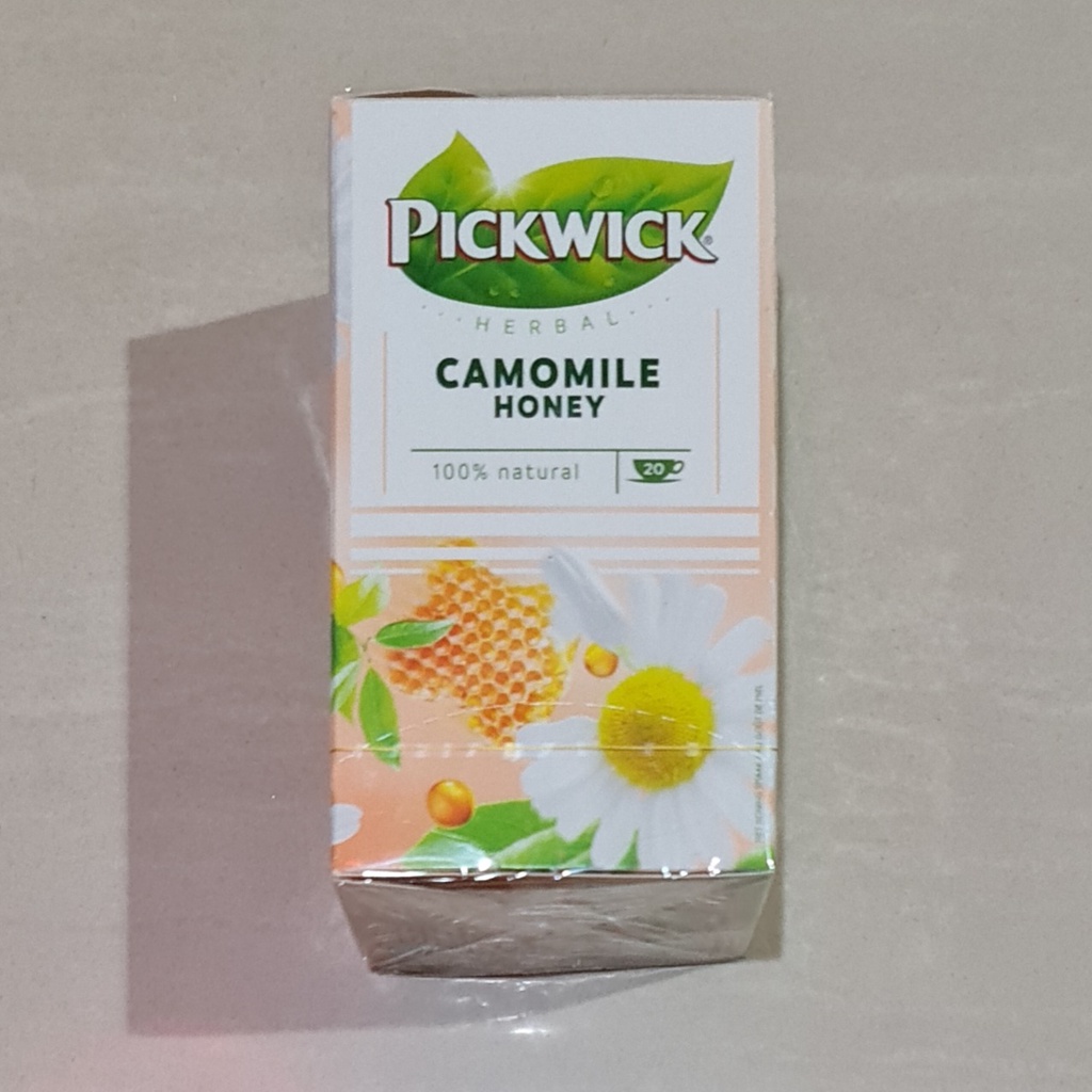 Teh Pickwick Herbal Tea Camomile Honey 100% Natural 20 x 1.5 Gram