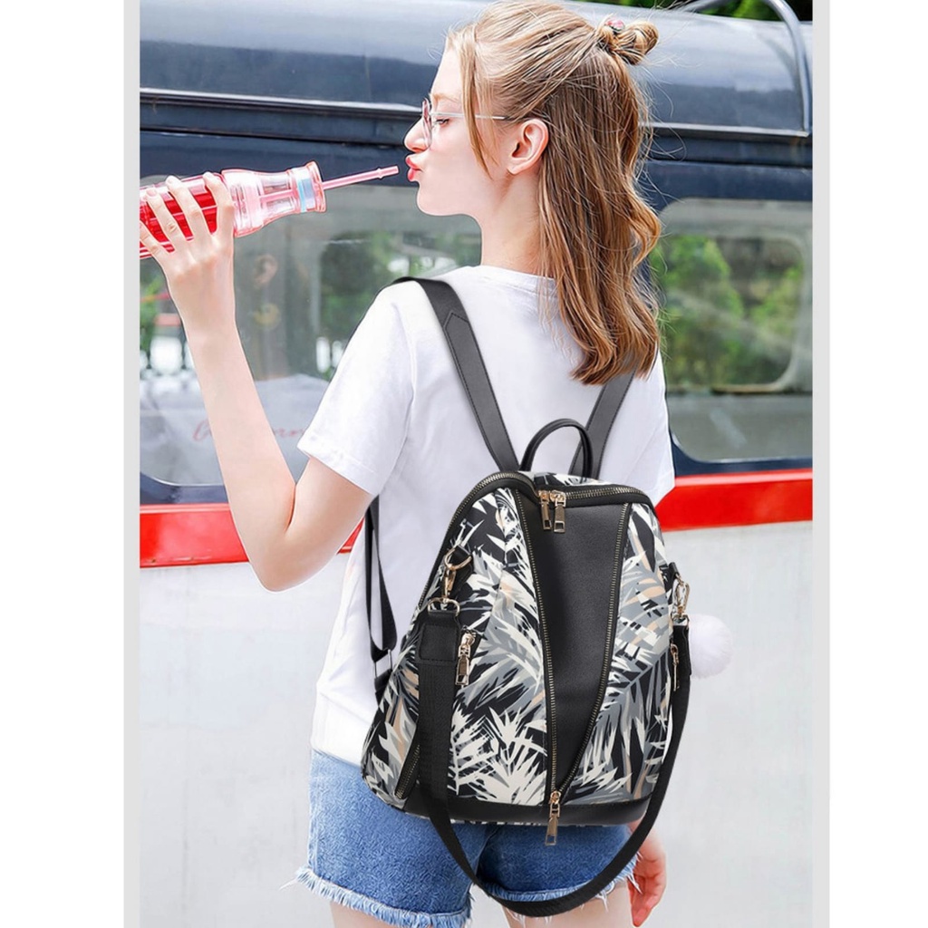 TAS RANSEL WANITA IMPORT BACKPACK KULIT HITAM HORACE TA616B5 SEKOLAH KOREA BESAR GENDONG CEWEK PUNGGUNG KULIAH KERJA MURAH KEKINIAN REMAJA PREMIUM BATAM BRANDED