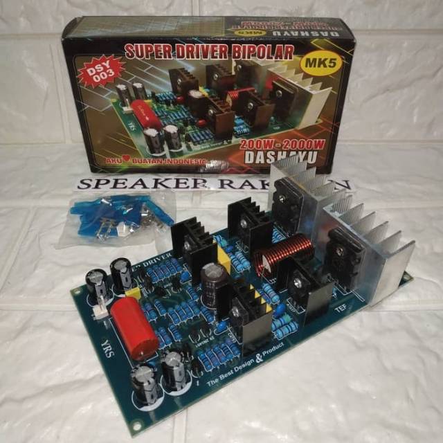 Kit Driver power amplifier Bipolar 200W-2000W DASHAYU MK5 DSY-003