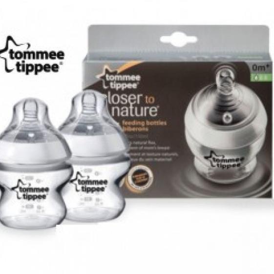 (PROMO ZM074) Tommee Tippee 150 ml Close to Nature Botol Susu 150ml ⋆