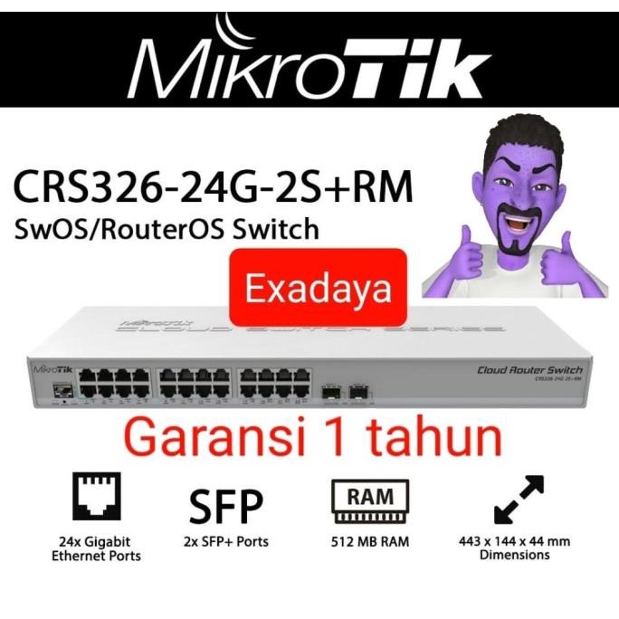 Настройка mikrotik crs326 24g 2s. Соединить свичи mikrotik crs326.