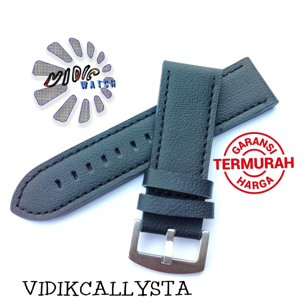 Strap Tali jam tangan kulit leather Pria 26mm Tali jam kulit BZ26 26 MM