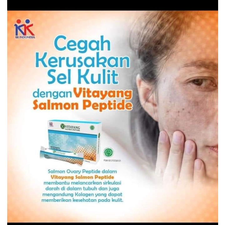 Vitayang SOP Salmon Ovary Peptide Enak Rasa Jeruk dan Sehat Cantik Alami KK Indonesia