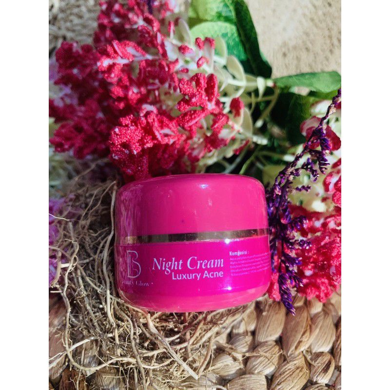 NIGHT CREAM LUXURY ACNE BEAUTY GLOW BG SKINCARE
