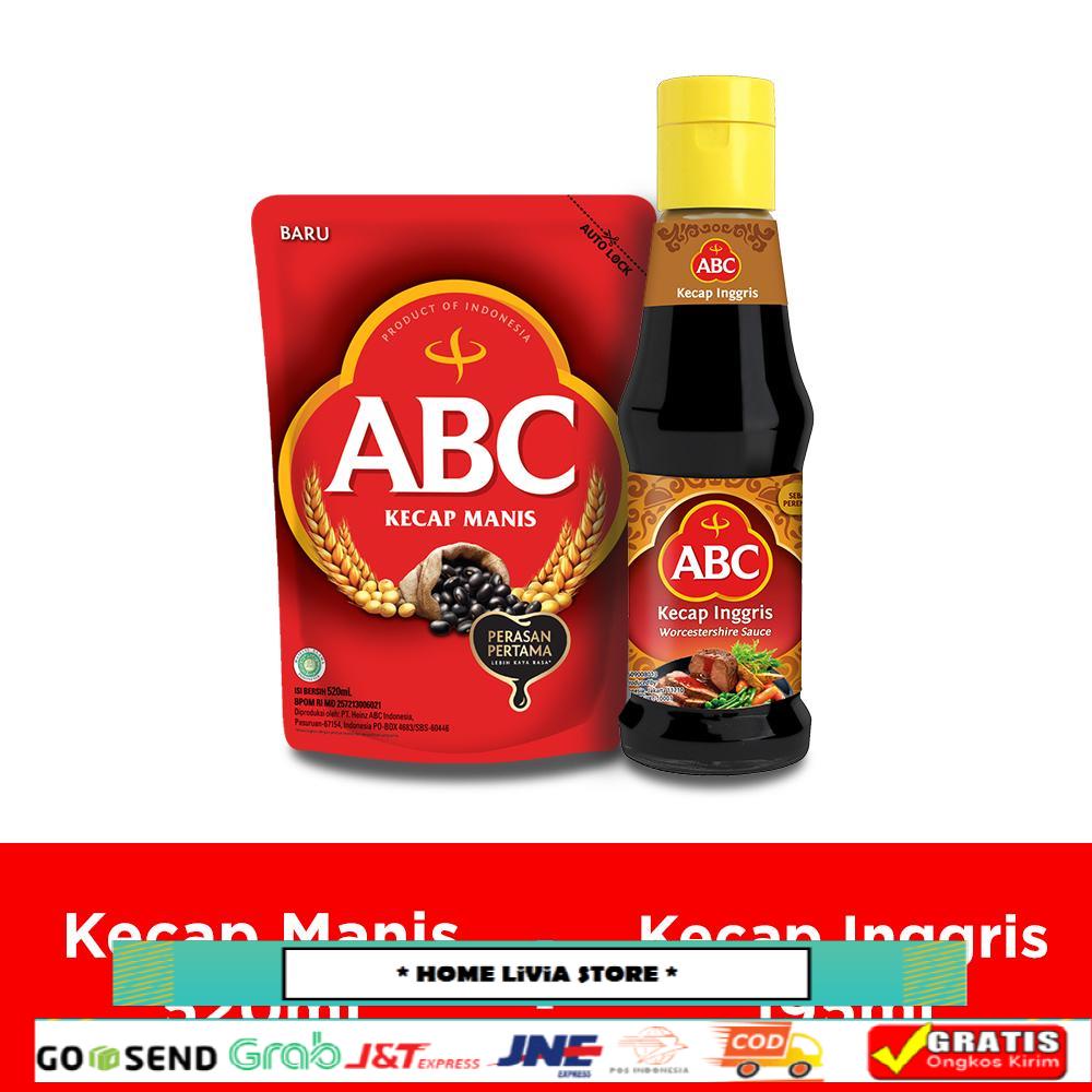 

ABC Kecap Manis 520 ml & Kecap Inggris 195 mL
