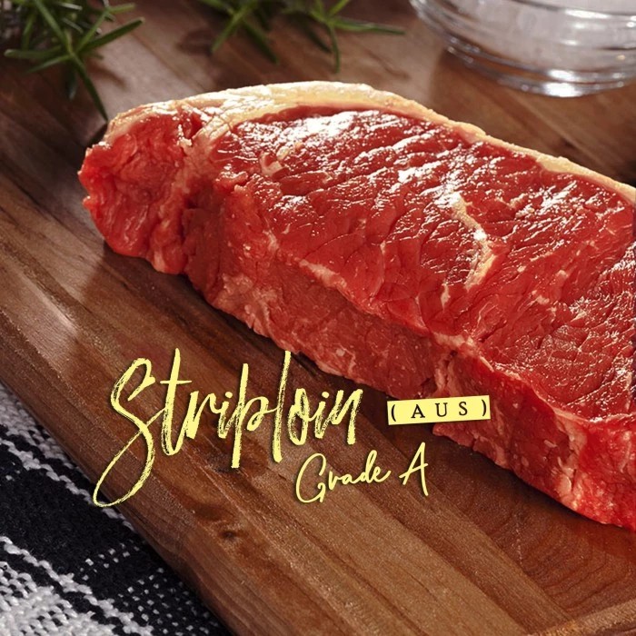 

Striploin (Sirloin AUS) Grade A