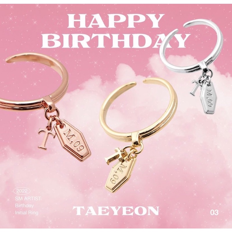 Pelunasan SM Artist Bday Initial Ring