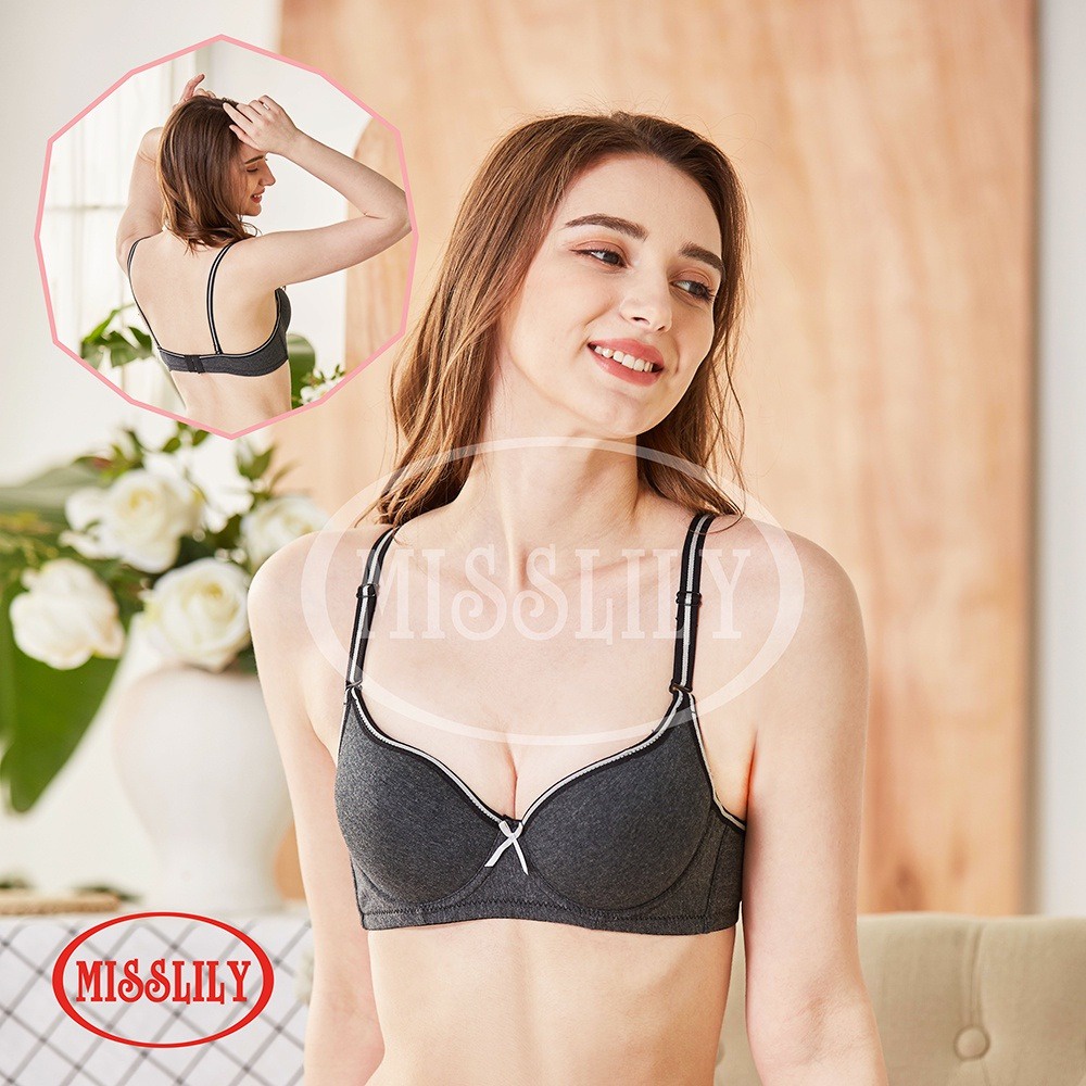 TOKO KL | BAHAN KATUN BRA MISSLILY MELANGE COLLECTION CUP A KAWAT KAIT 2 PREMIUM ML 560