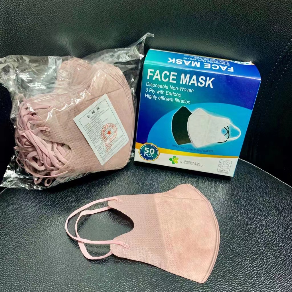 Masker duckbill warna warni 50 pcs 3 Ply Masker Duck bill Rainbow-8