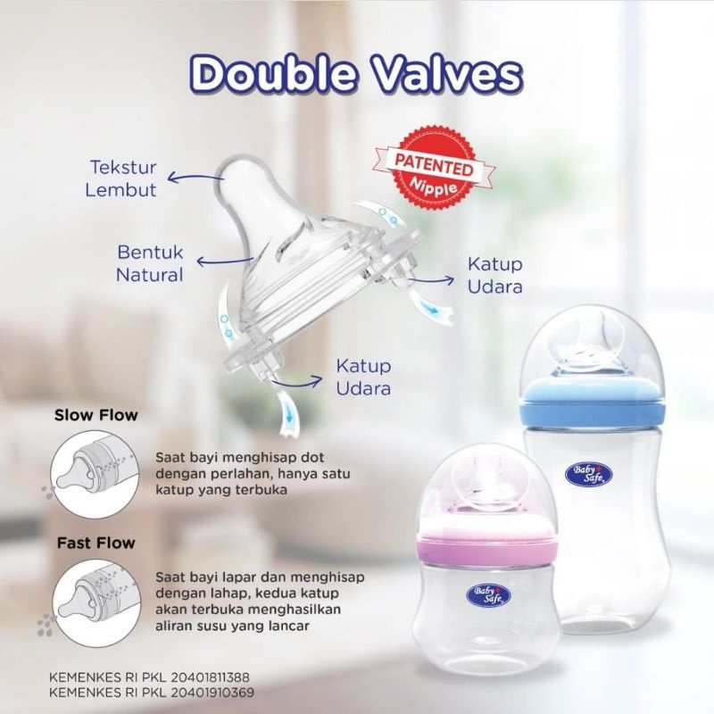 Babysafe botol susu WN 250 ml WN02/ bottle milk