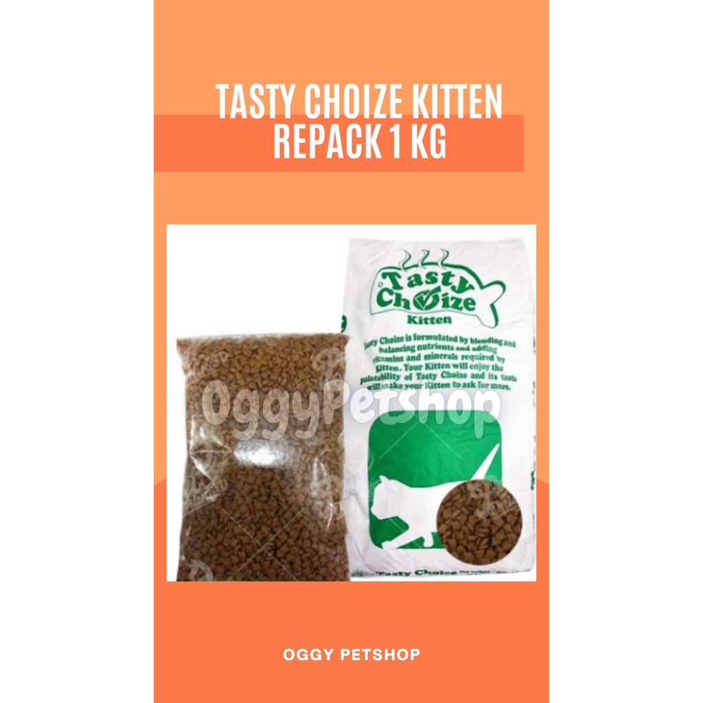 Makanan Kucing TASTY CHOIZE KITTEN Kemasan 1 Kg | TASTY CHOIZE KITTEN 1 Kg