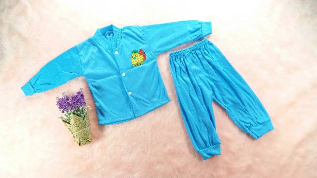 Ss#4003 Setelan Piyama Bayi ukuran New Born  0-6bulan / Piyama Kancing