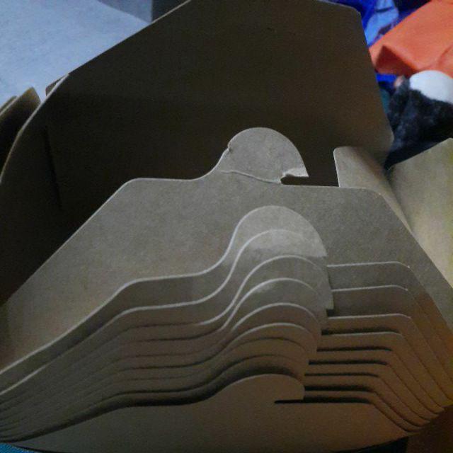 @25pcs Food Grade Food Brown Paper Lunch Box 66 Oz / Kotak Makan