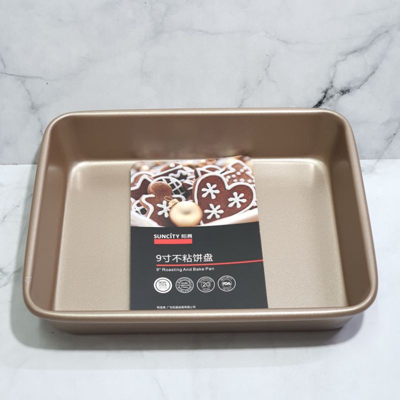 suncity 9 inch bake and roast bake pan / bake tray / baking pan / loyang kue